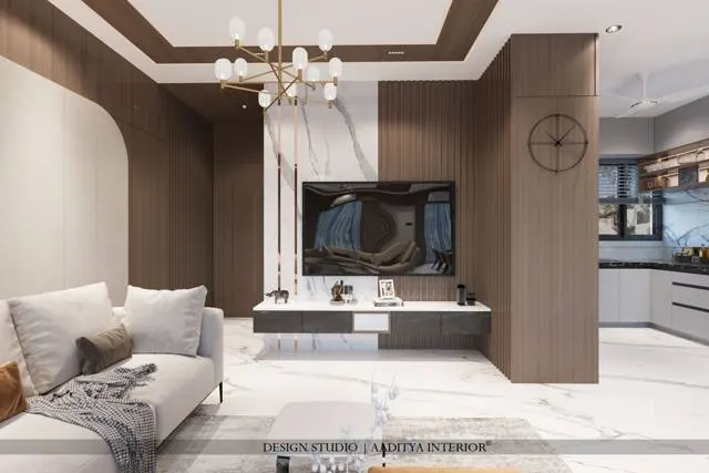 Apartment interior design – The Imperia Riverview 701, Surat (view 10)